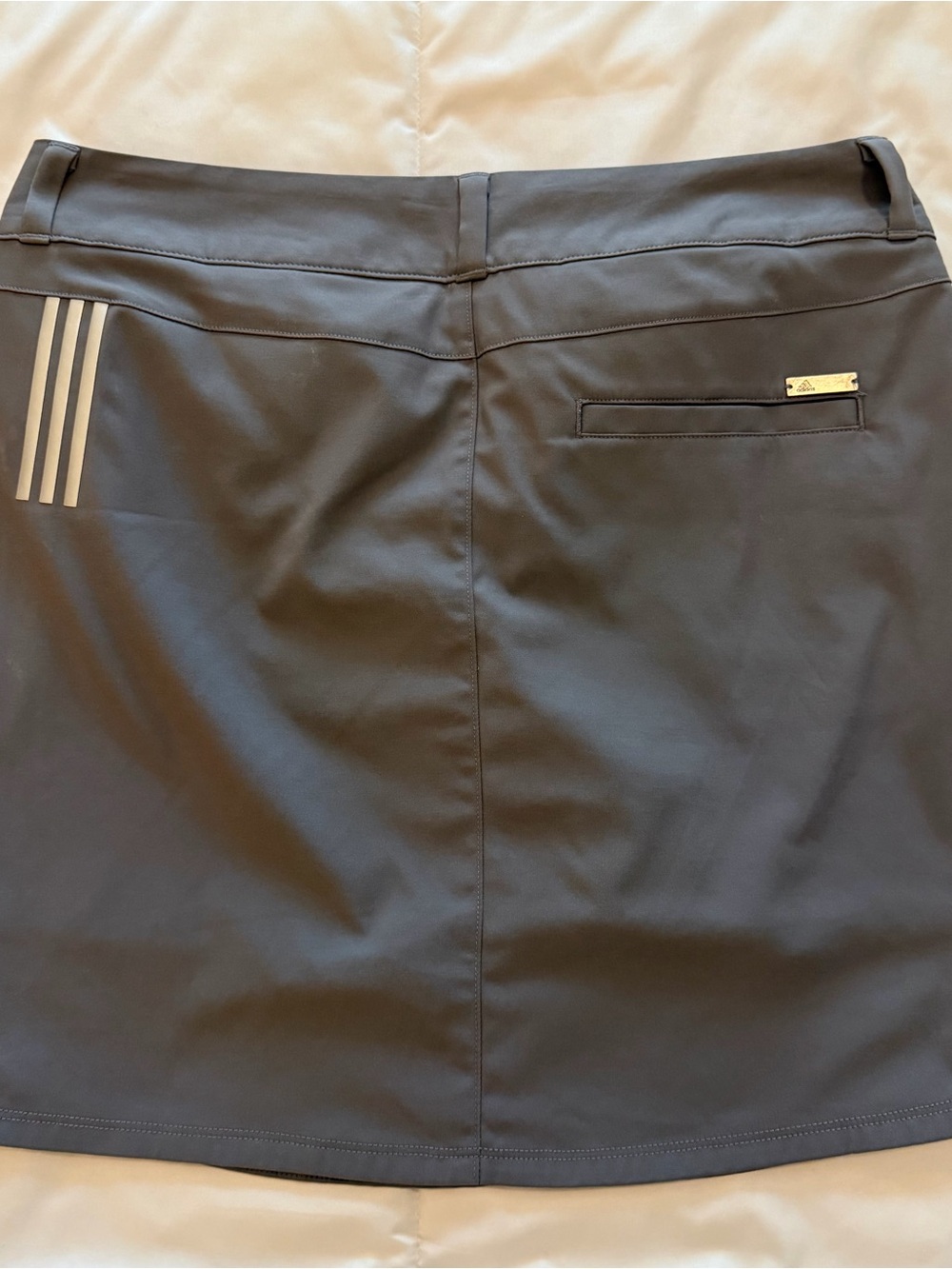 adidas Charcoal Gray Golf Skort - Picture 8 of 9